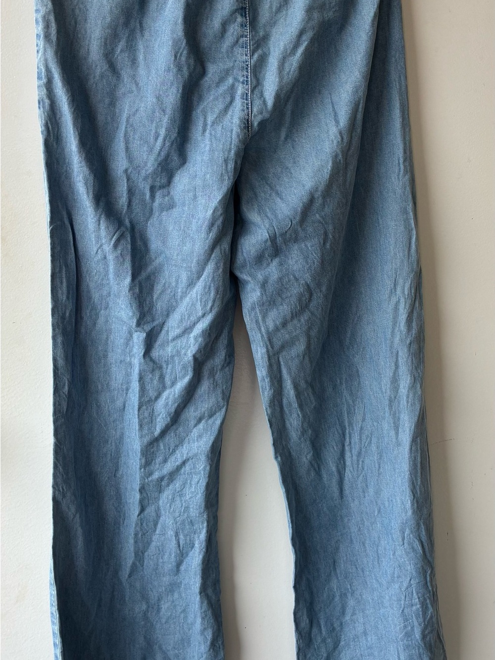 Rewash Low Rise Light Wash Denim Drawstring Pants - Picture 2 of 9